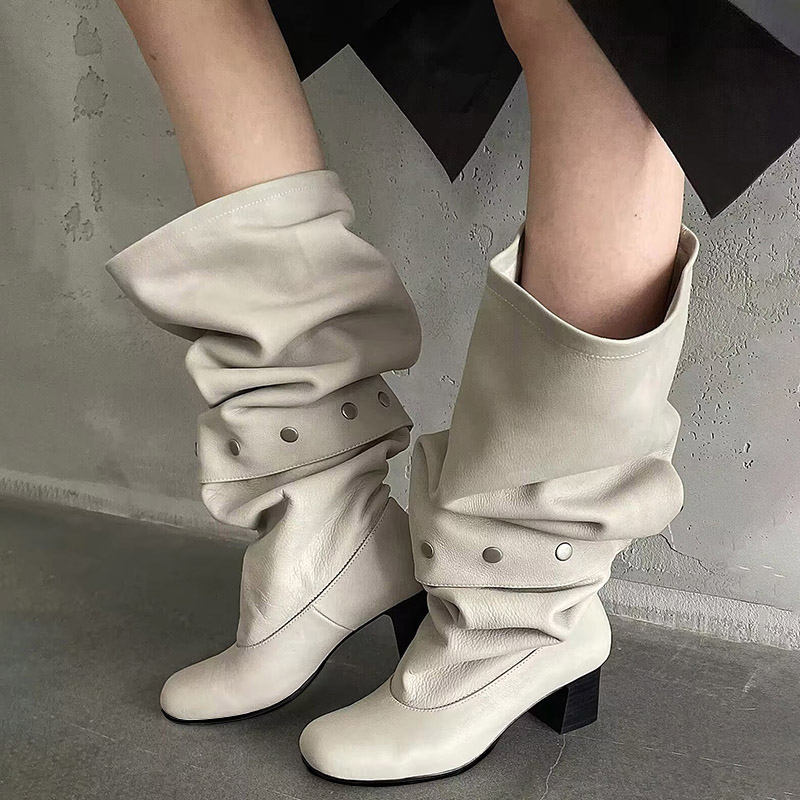 Women'S Shoes Size 12 - New Women Knee High Heels Boots