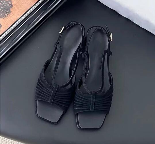 Elegant Women Black Suede Plea - огляд і ціна Women Shoes Size 4 In Cm