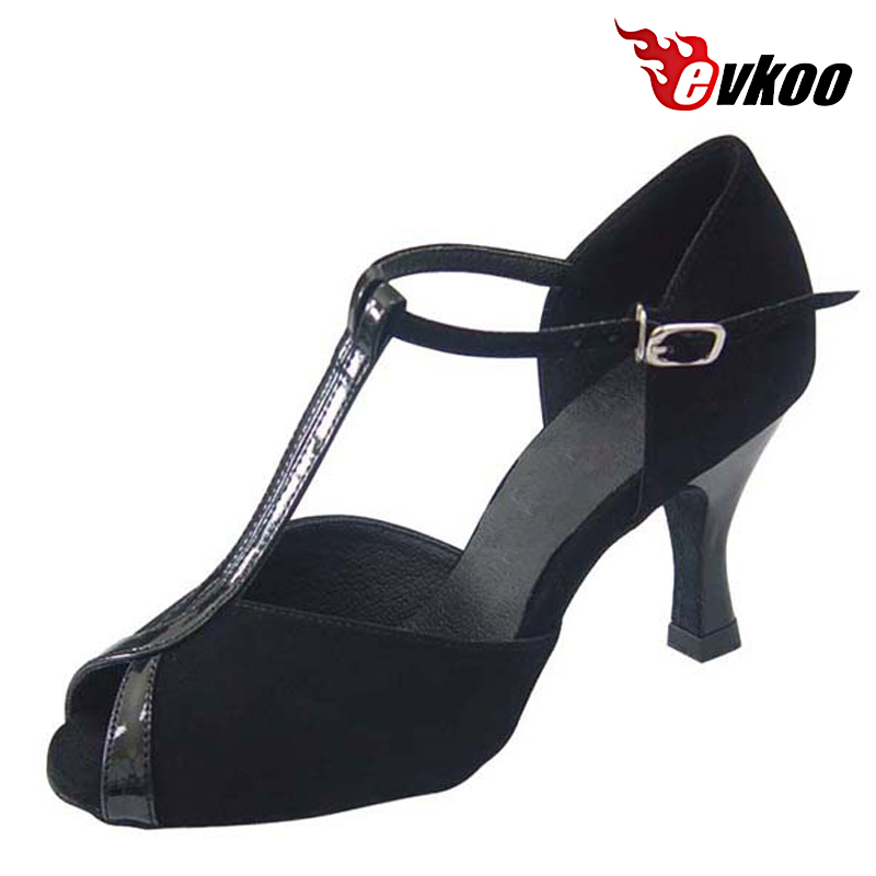 Evkoodance Black Or Tan Pu Lat - огляд і ціна Women Shoes Size 4 In Cm