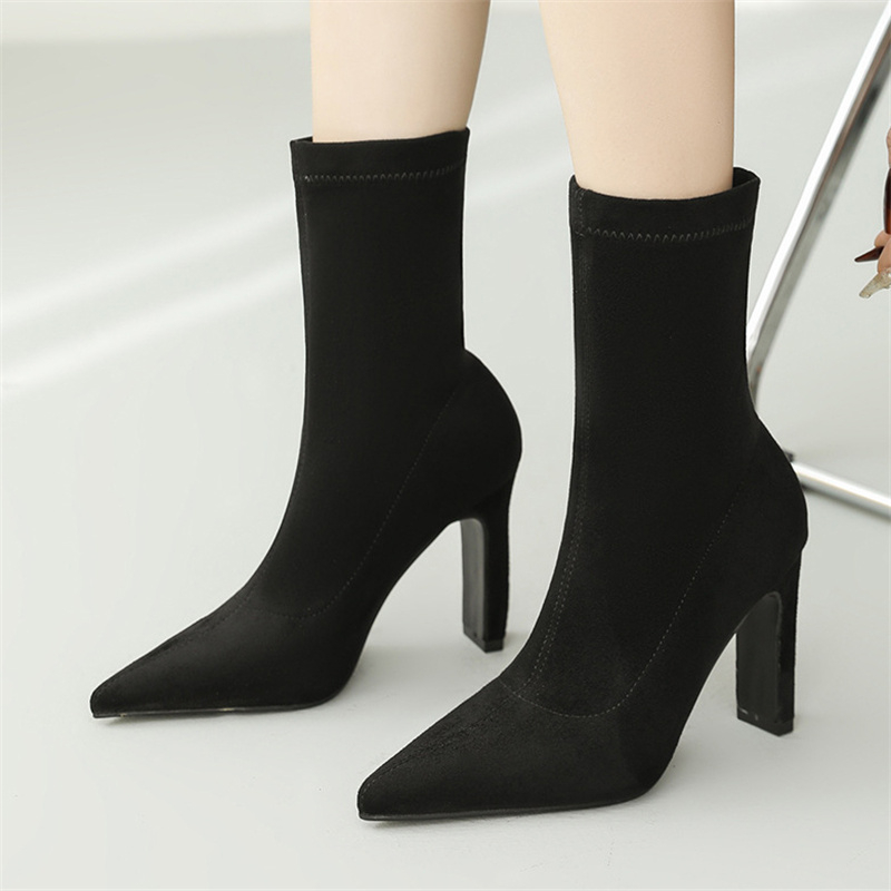 Eilyken Winter Thick Heel Sock - огляд і ціна Sock Boot Women