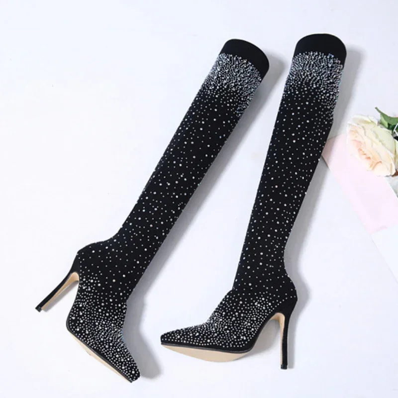 Sexy Over-the-Knee Boots for W - огляд і ціна Sock Boot Women