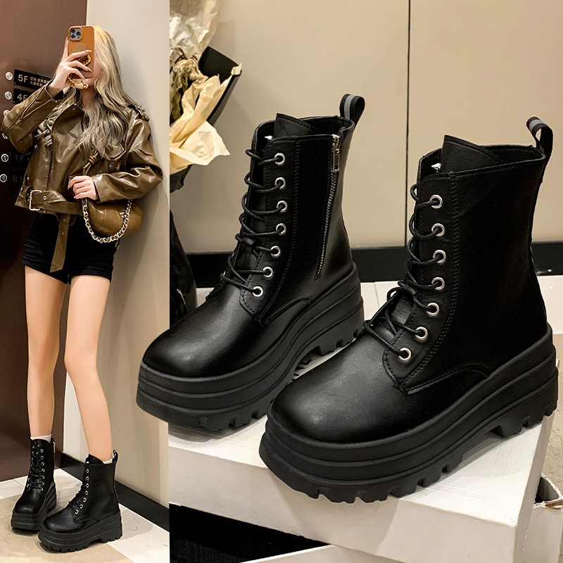 Fall/Winter New Side Zip Platf - огляд і ціна Sock Boot Women