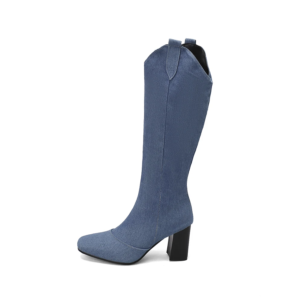 New Winter Black Blue Women Kn - огляд і ціна Women'S Shoes Size 12