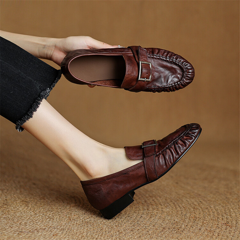 New Autumn Genuine Leather Wom - огляд і ціна Slingback Pumps Women