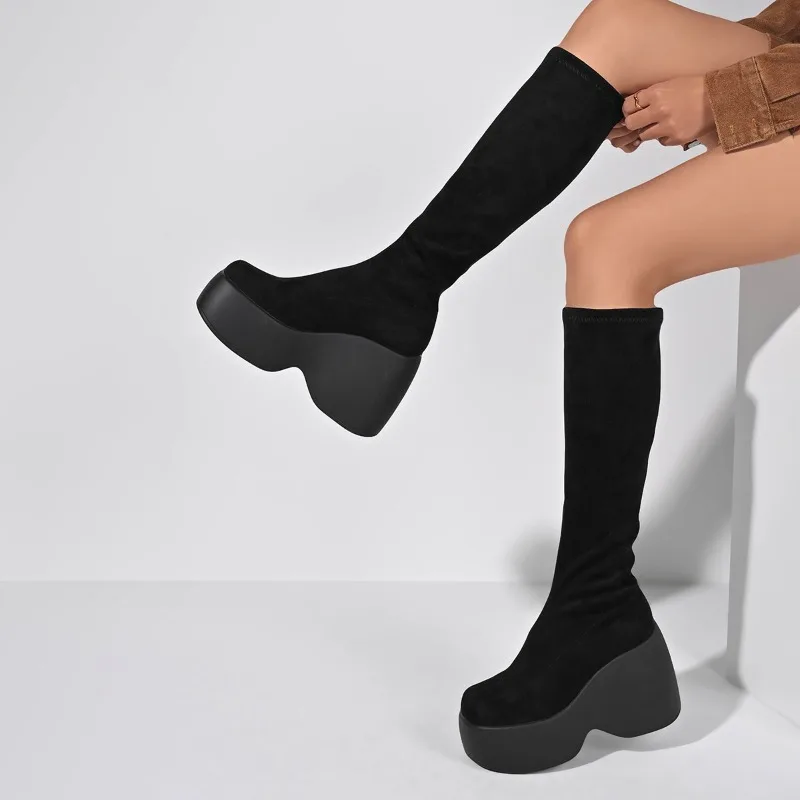 Winter New Skinny Plus Size St - огляд і ціна Sock Boot Women