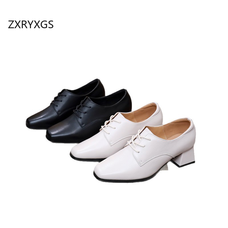 ZXRYXGS 2025  Top Cowhide Lace - огляд і ціна Women Shoes Size 4 In Cm