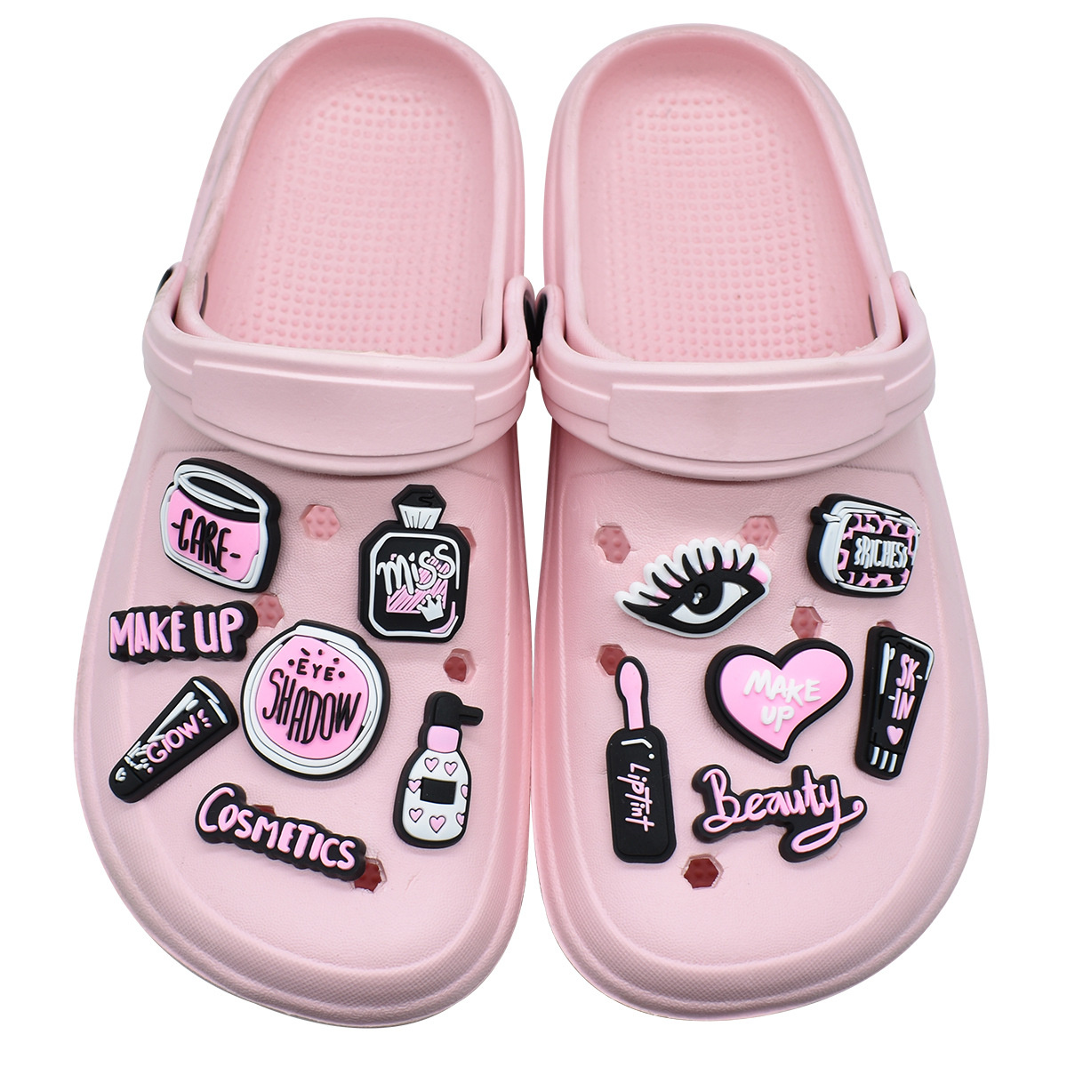 Pink Beauty Makeup Shoe Charms - огляд і ціна Women'S Shoes Crocs