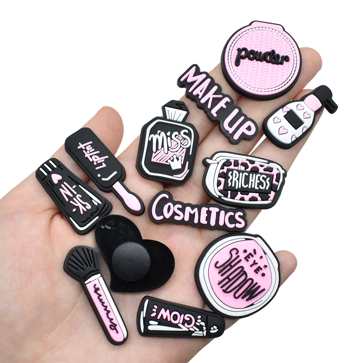 Pink Beauty Makeup Shoe Charms - огляд і ціна Women'S Shoes Crocs