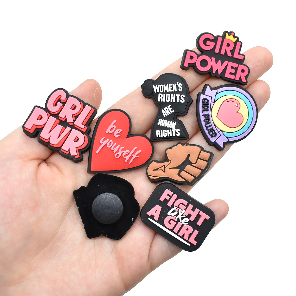 Cute Pink Power Shoe Charms De - огляд і ціна Women'S Shoes Crocs