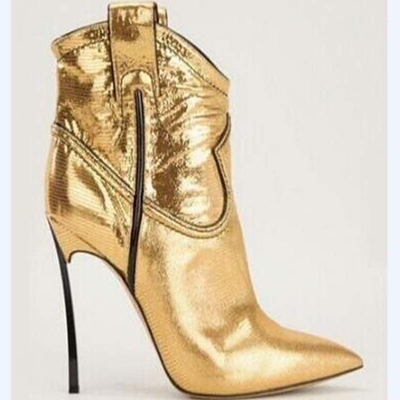 Silver Gold Patent Leather Bla - огляд і ціна Women'S Shoes Size 12