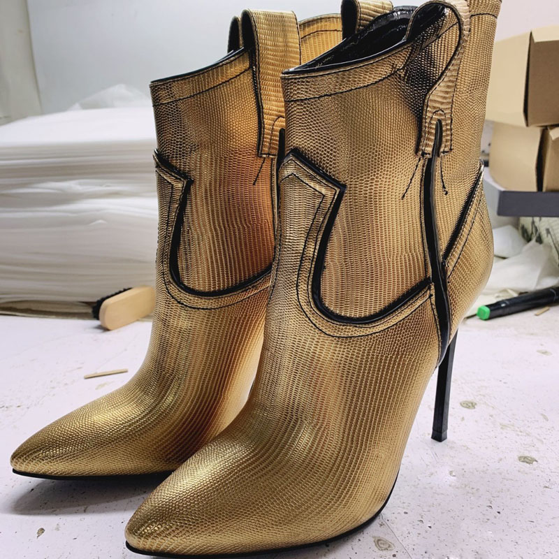 Silver Gold Patent Leather Bla - огляд і ціна Women'S Shoes Size 12