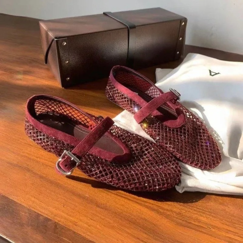 Hollow Rhinestone Baotou Sanda - огляд і ціна Slingback Pumps Women