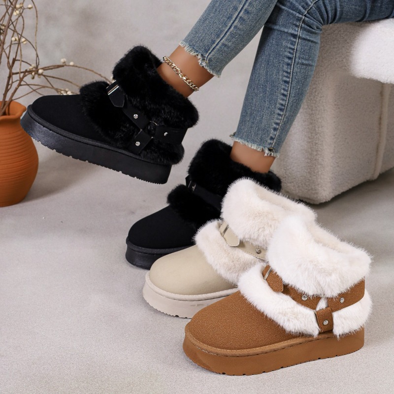 Plush Snow Boots Women's 2026  - огляд і ціна Women'S Shoes Size 12
