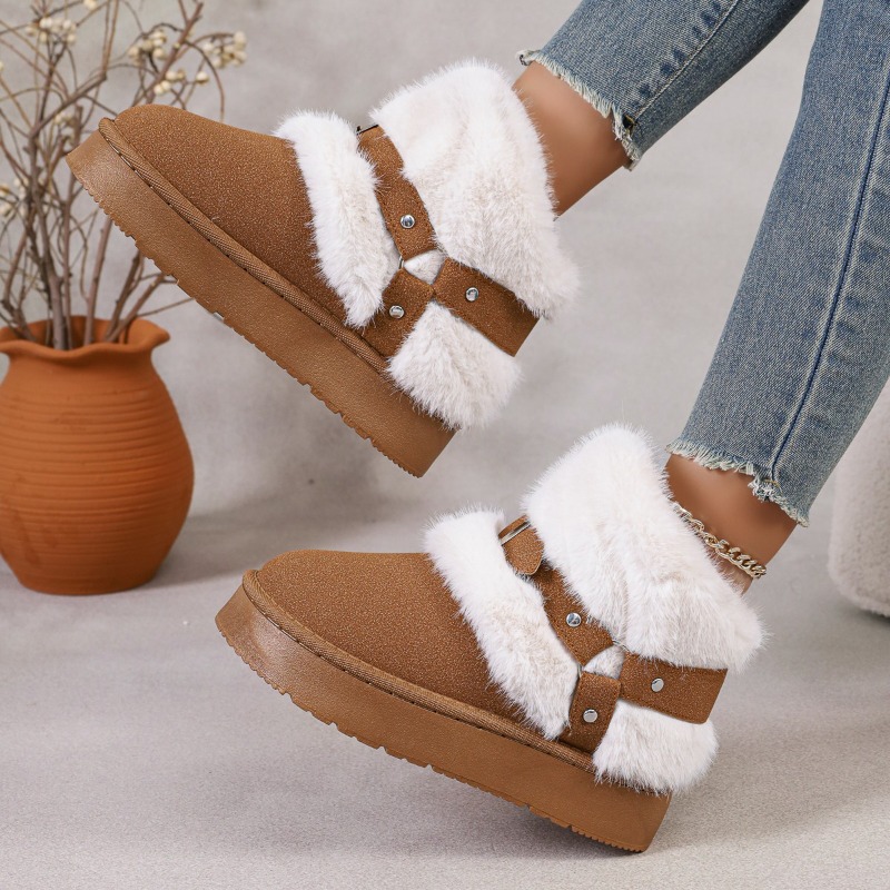 Plush Snow Boots Women's 2026  - огляд і ціна Women'S Shoes Size 12