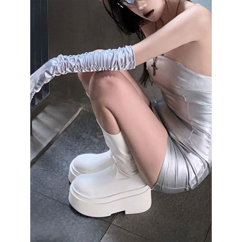 Thick soled long tube boots fo - огляд і ціна Sock Boot Women