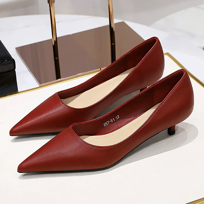 Fashion Pointed Toe Mid Heeled - огляд і ціна Women Shoes Size 4 In Cm