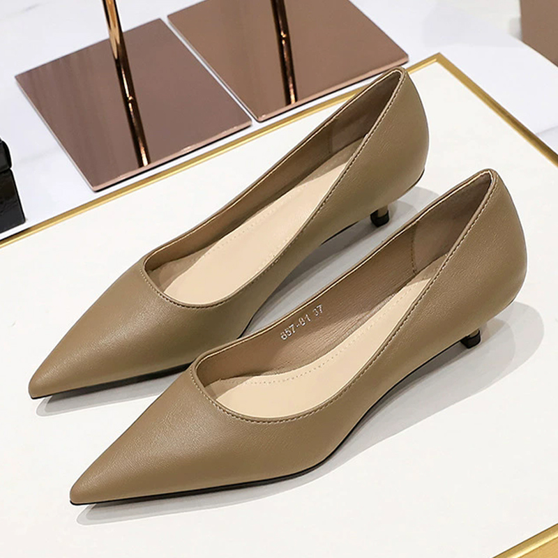 Fashion Pointed Toe Mid Heeled - огляд і ціна Women Shoes Size 4 In Cm